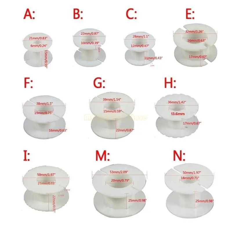 F62C Round Bobbin Wire Boble Frame ABs ambientalmente amigável não é fácil quebrar