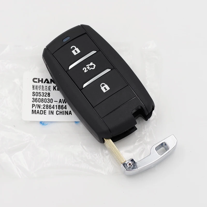 Llave remota inteligente sin llave para coche, dispositivo con Chip 4D60/8A/ID47 para Changan CS35 CS55 CS75 V7 Linmax Raeton CS95 Eado Alsvin A800,