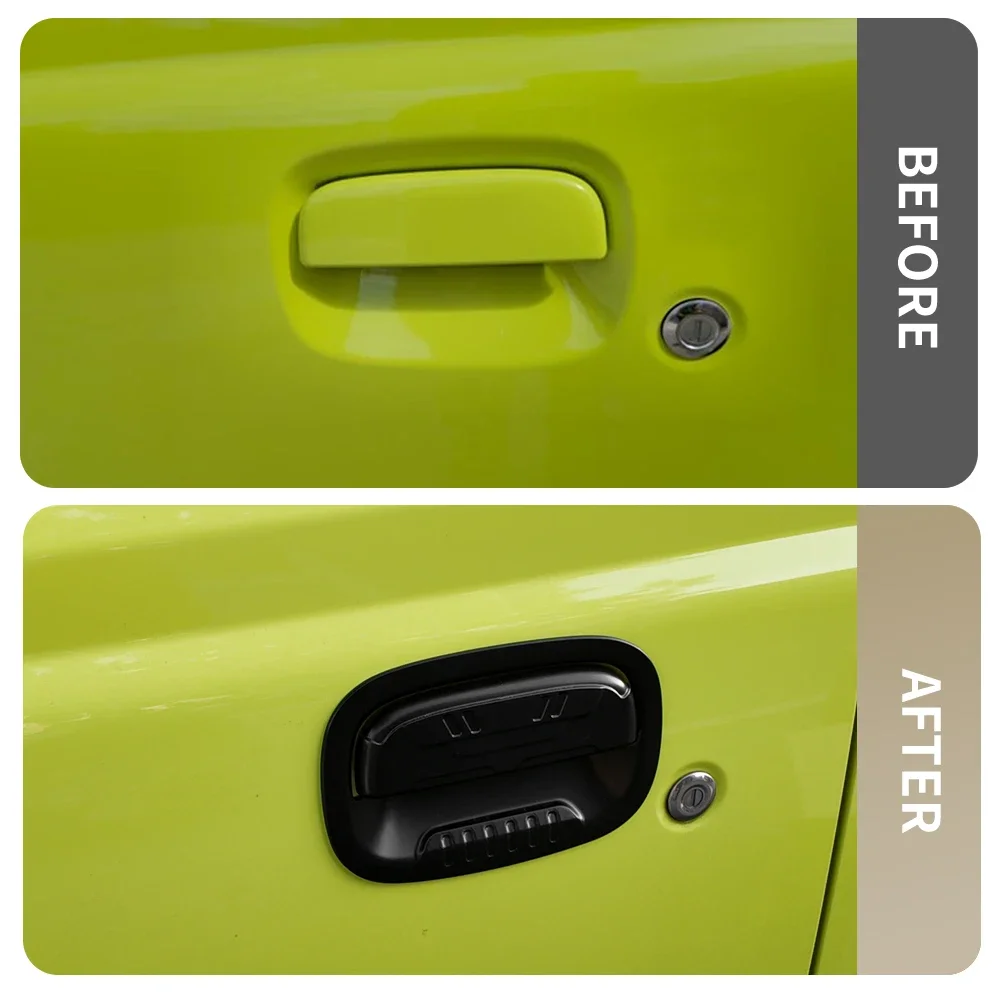 

For Suzuki Jimny 5 Door 2023 2025 Nomade Exterior Door Handle Pocket Matte Black Universal Left Right Accessories