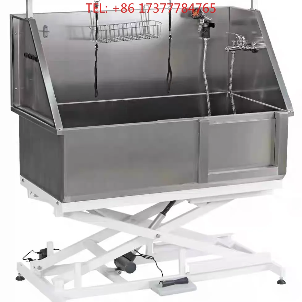 Multi-Functional Stainless Steel Pet Bathing Station Pet Bath Pool-Environmental Friend Dog Grooming Bathhtub Cats