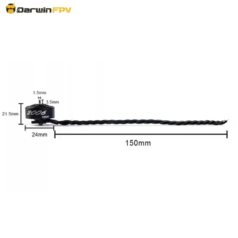 DarwinFPV CineApe35 2006 2030KV / 3400KV Brushless Motor RC Drone FPV Racing Multirotor Quadcopter