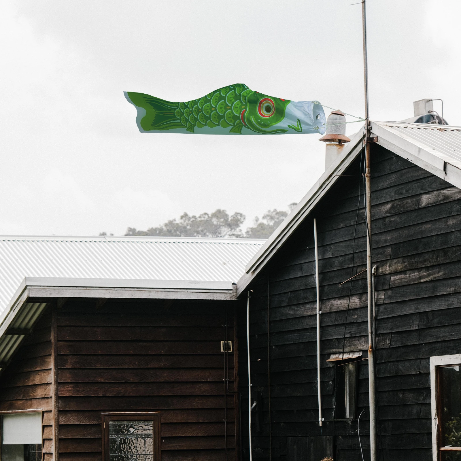 

Nylon Carp Windsock Japanese Style Outdoor Hanging Decor For Garden Lawn Patio Restaurant Sushi Bar Koinobori Flag