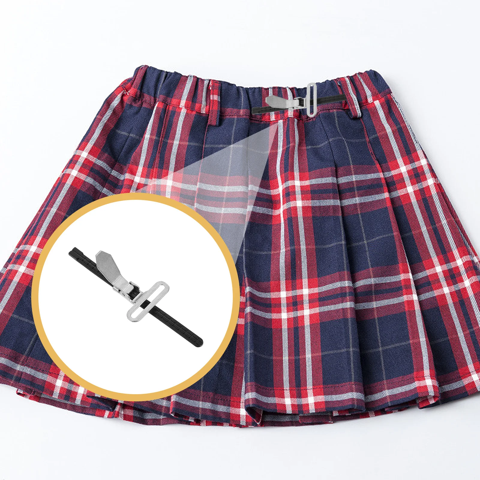 

5Pcs Waist Adjustment Buckles Useful Skirt Accessories for Jk Uniform Pleated Skirt Clips Creative Clothing Buckles