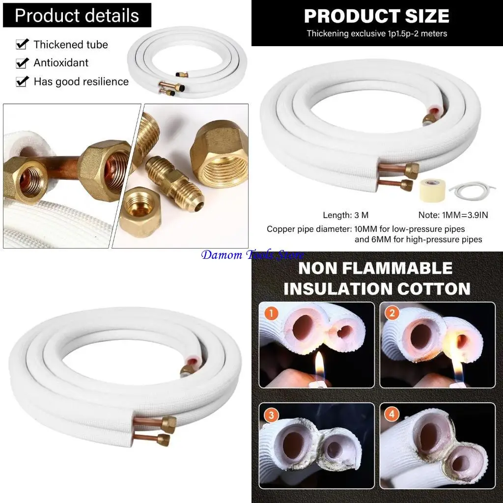 

57be Split Line Set Lass Tipe Tubing для HVAC с изоляцией простой установки