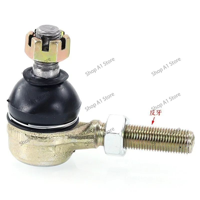 M12×1.25 Tie Rod End & A‑Arm Ball Joint, Steering Knuckle Ball Joint Replacement Parts for 125‑300cc ATV Quad Buggy Go‑Kart