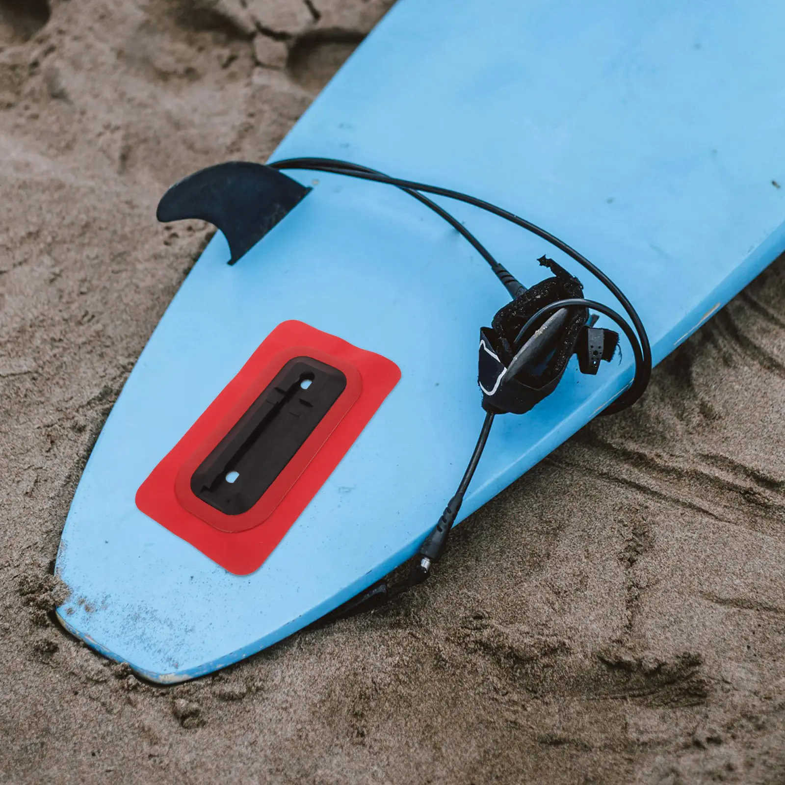 Surfboard Fin Adapter 9 Inch Black White Paddle Board Fin Mount Bottom Coupling Adapter Inflatable Sup Replacement Parts Stand