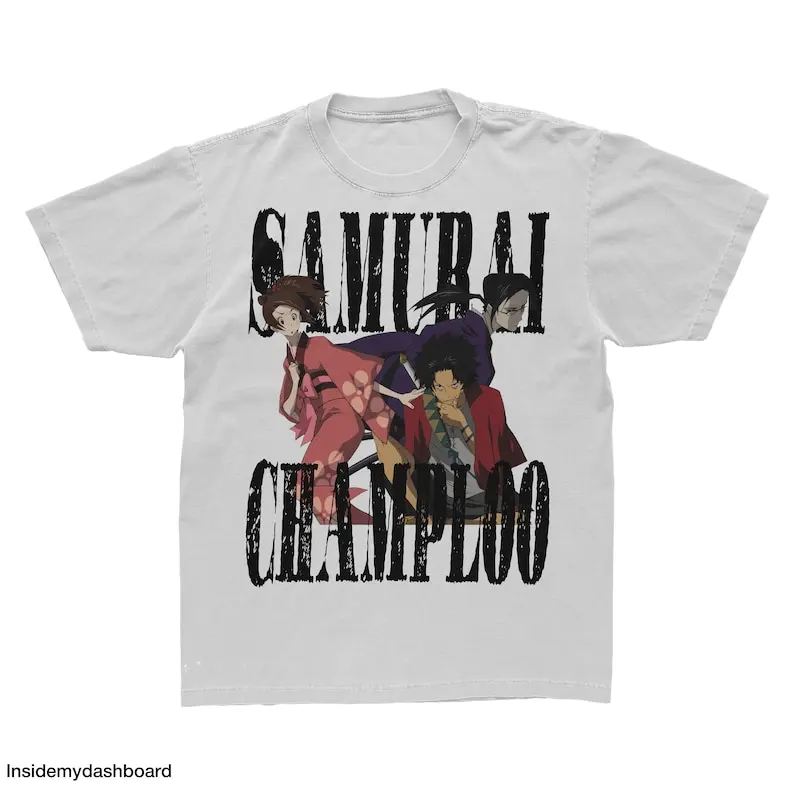 Samurai Champloo Mugen's Adventures T-Shirt, Samurai Anime, Nujabes, Cowboy Bebop, Samurai Champloo Shirt