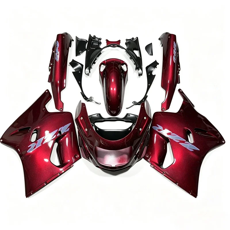 motorcycle panels for ZX11 ZZR 1100 1990 1991 1992 1993 1994 1995 1996 1997 1998 1999 2000 2001 red ABS Fairings