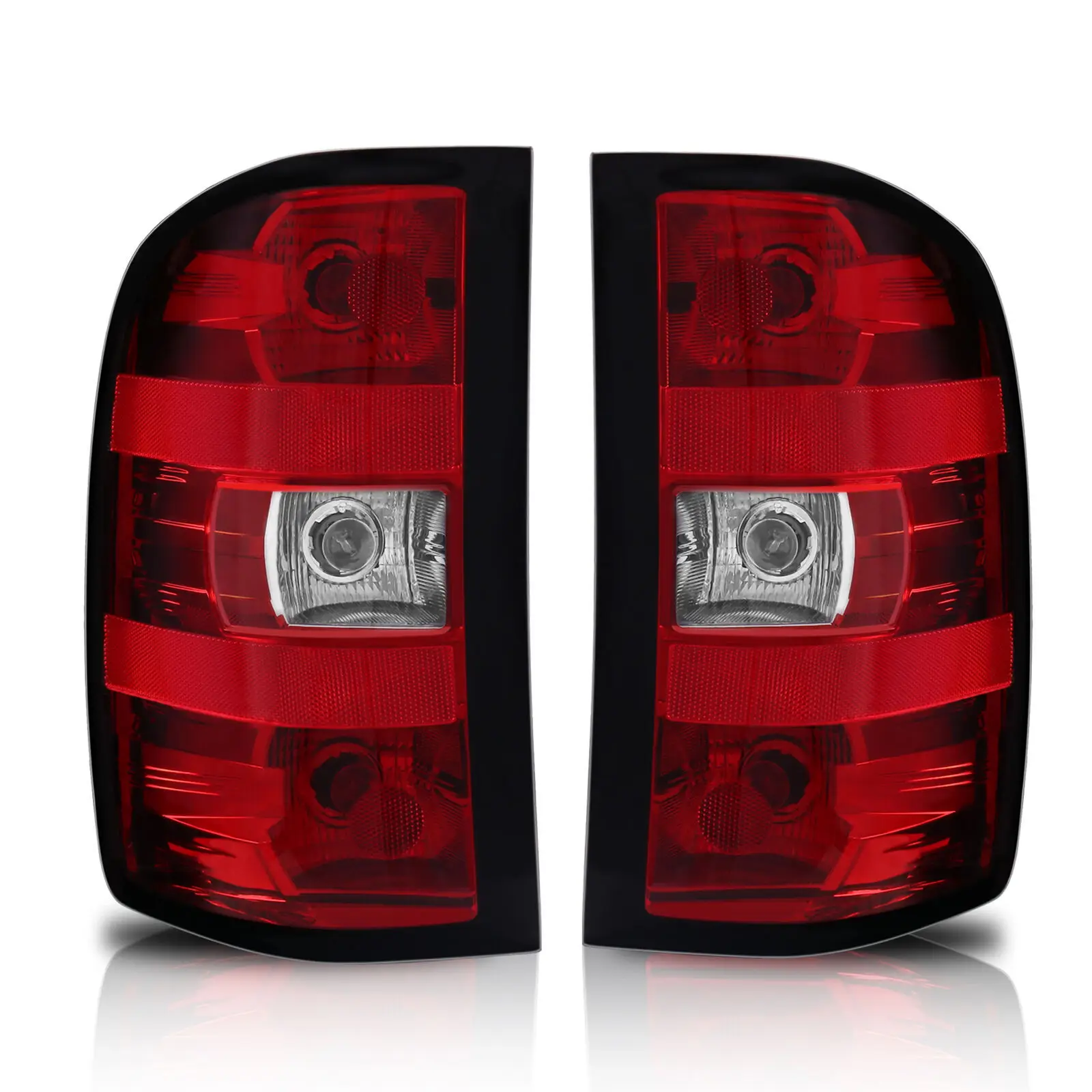 Car Rear Bumper Brake Light For Chevrolet Silverado 2007 2008 2009 2010 2011 2012 2013 Tail Light Assembly Stop Lamp Tail Lamp