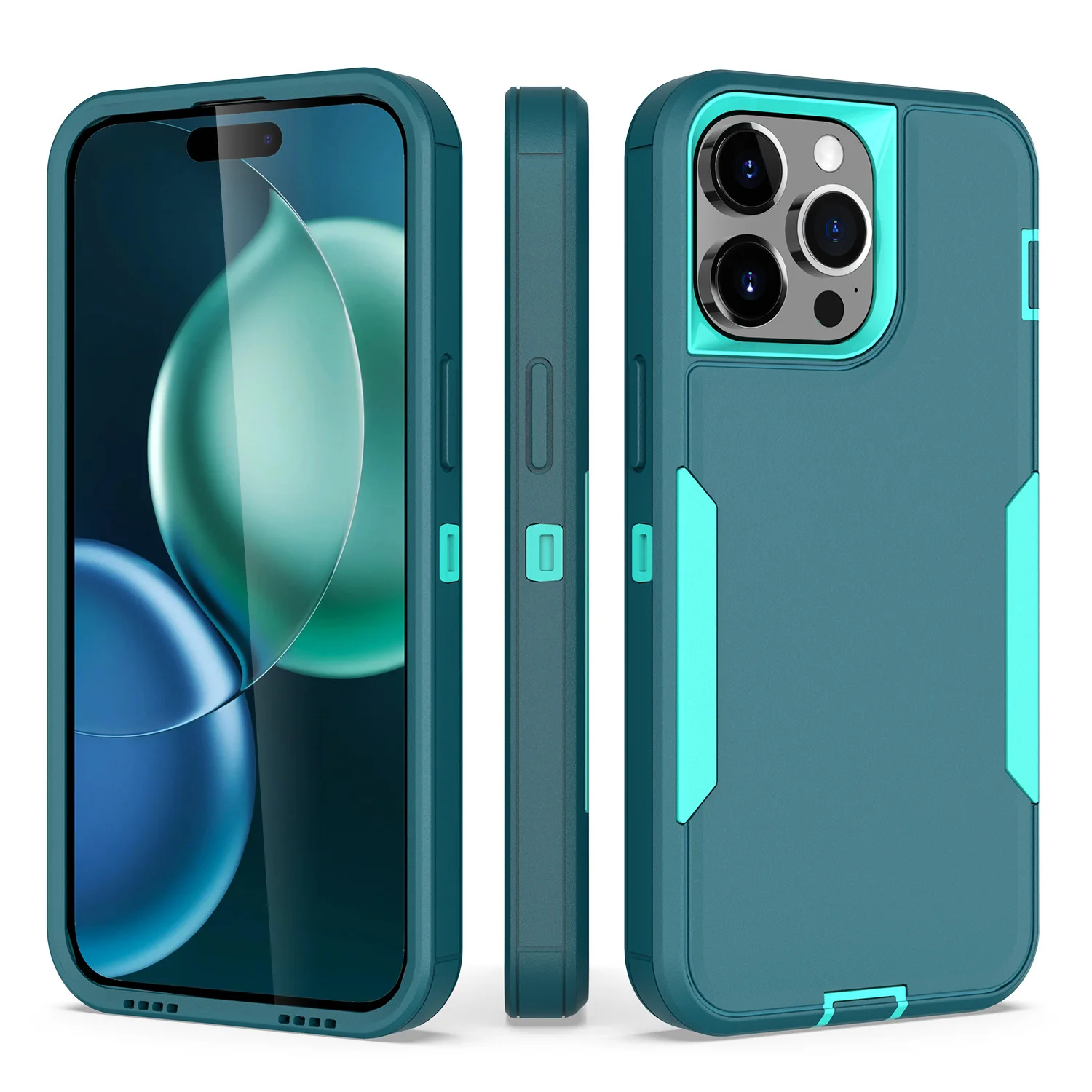 

For iPhone 11/11Pro/11 Pro MAX Shockproof Matte Phone Bumper Hybrid Cases Cover