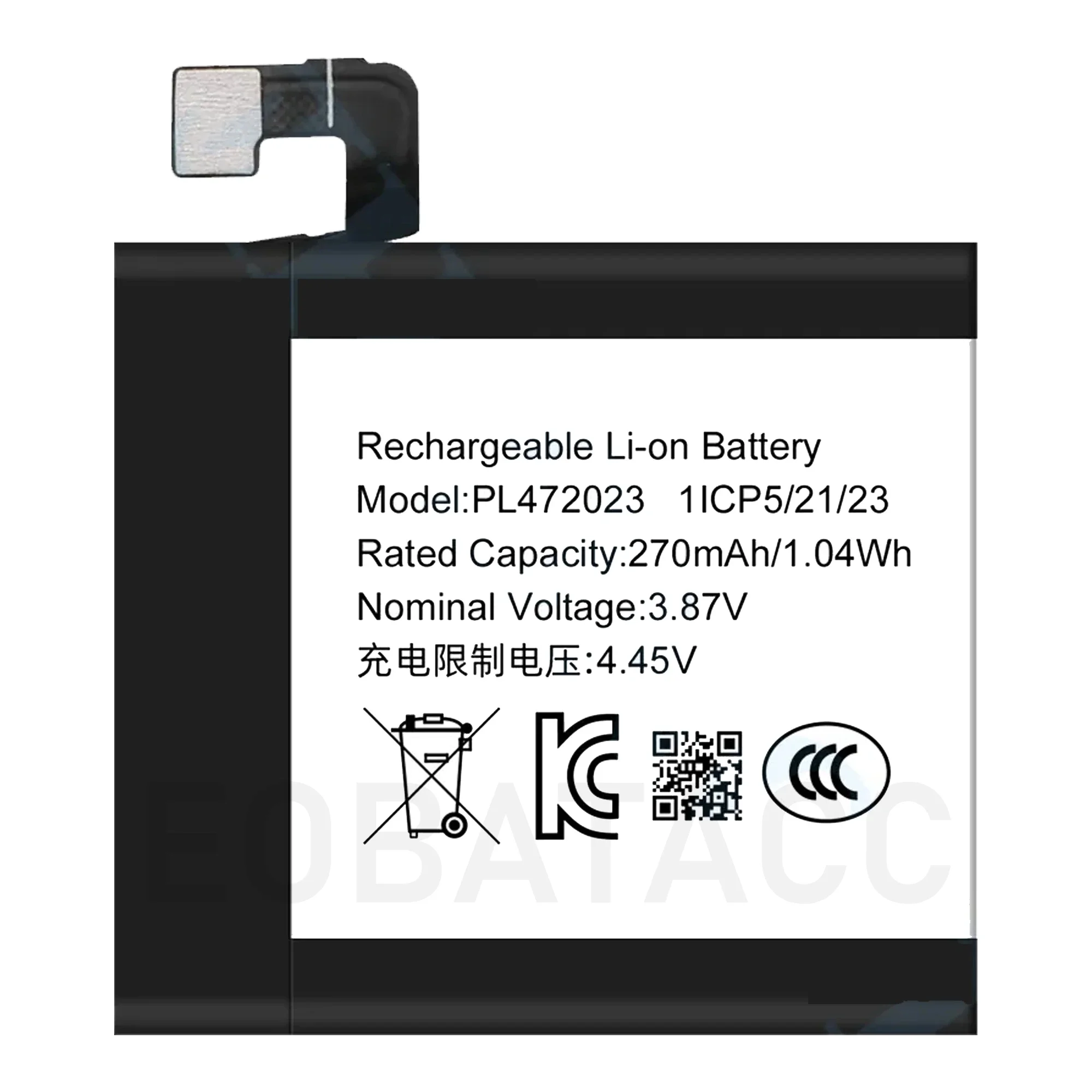 2025 years PL472023 Li-ion Battery for Huami Amazfit GTS 4 mini GTS4 mini 4mini smart watch Batteries