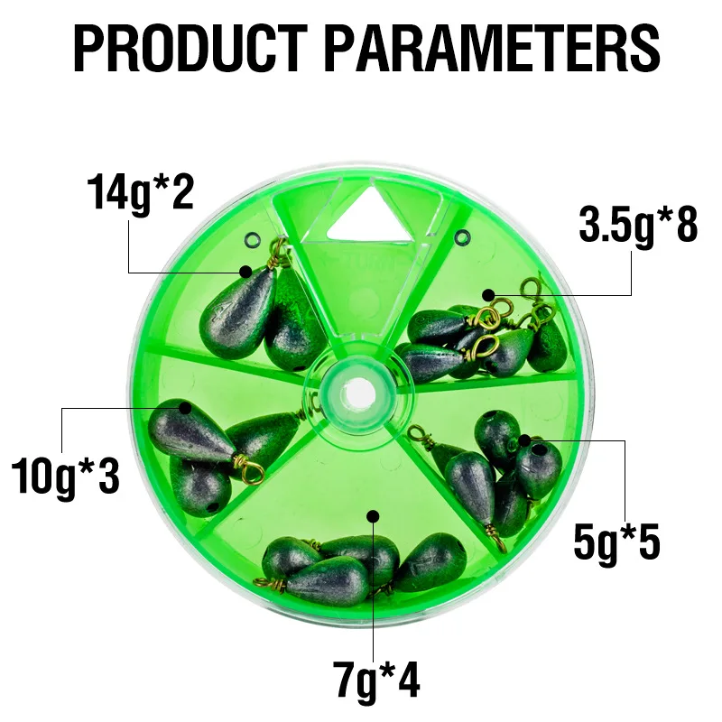 Thumbnail 3 - #60 New Fishing Sinkers Arrivals