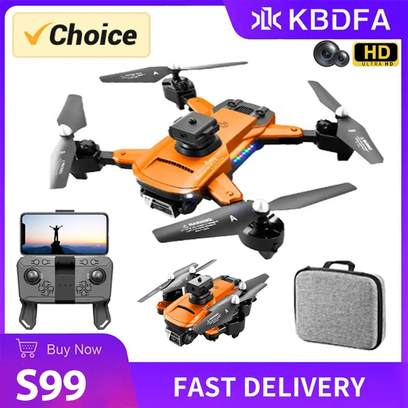 Dron KBDFA S99 1080P kamera HD profesjonalna fotografia lotnicza samolot optyczna składany Quadcopter unikania przeszkód