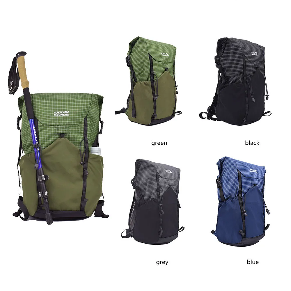

25L Roll Top Backpack UHMWPE xpac Lightweight Packable Cut Resistant For Hiking Casual Daypack‌ Outdoor Sports Bag 450g
