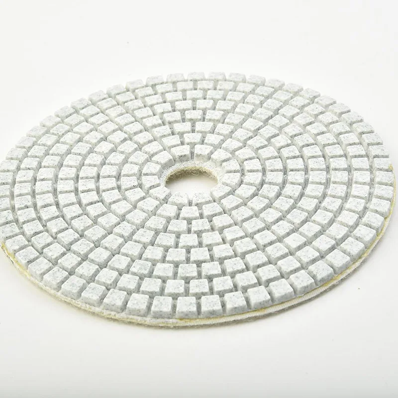 3.2\'\' 4\'\' 5\'\' soft wet polishing pad 80mm 100mm 125mm marble granite Diamond polishing pads grit 30#-10000# Ceramic tile edging