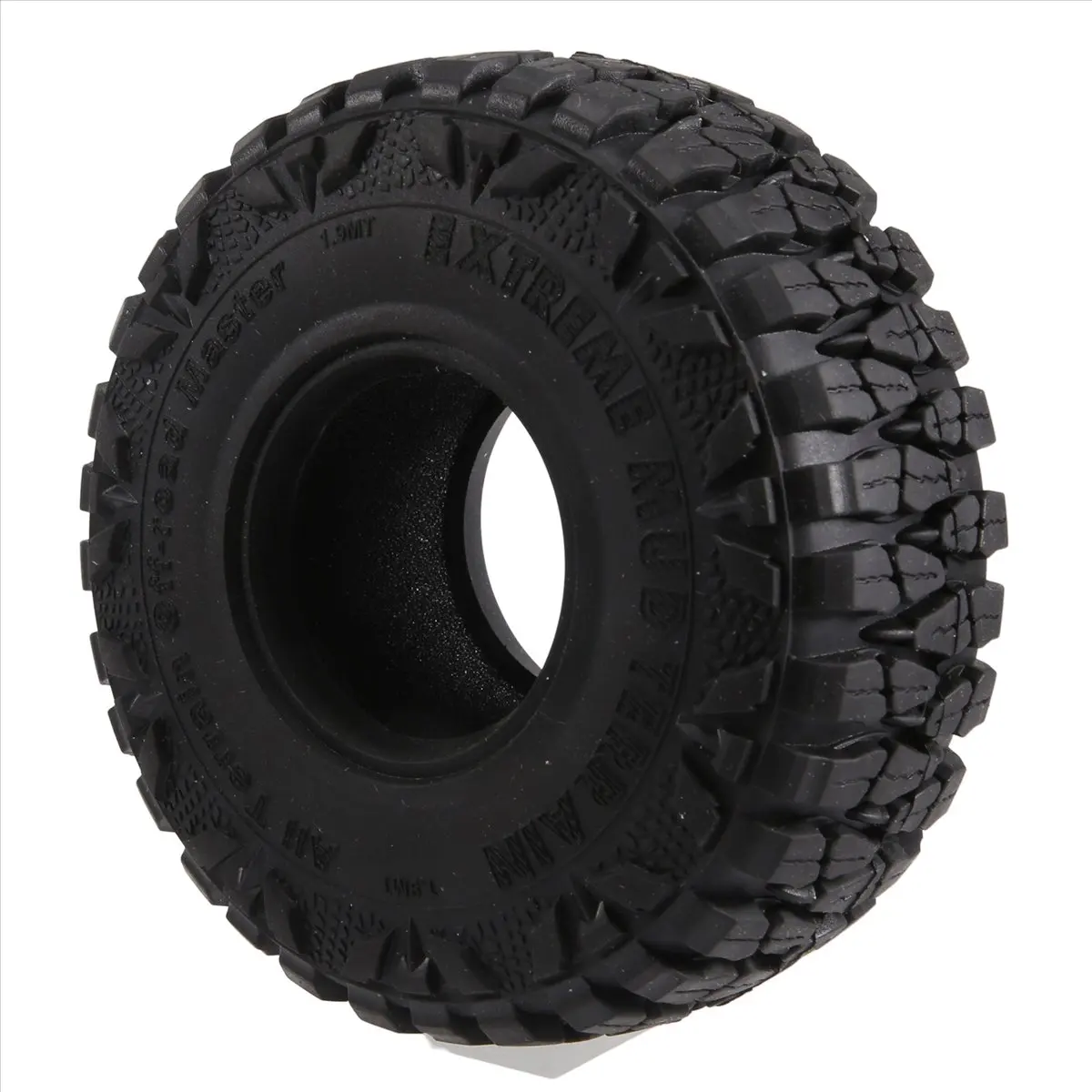 ABME New 4PCS 115MM 1.9 Rubber Tyres Wheel Tires for 1/10 RC Crawler Car SCX10 90046 AXI03007 TRX4 D90 CC01