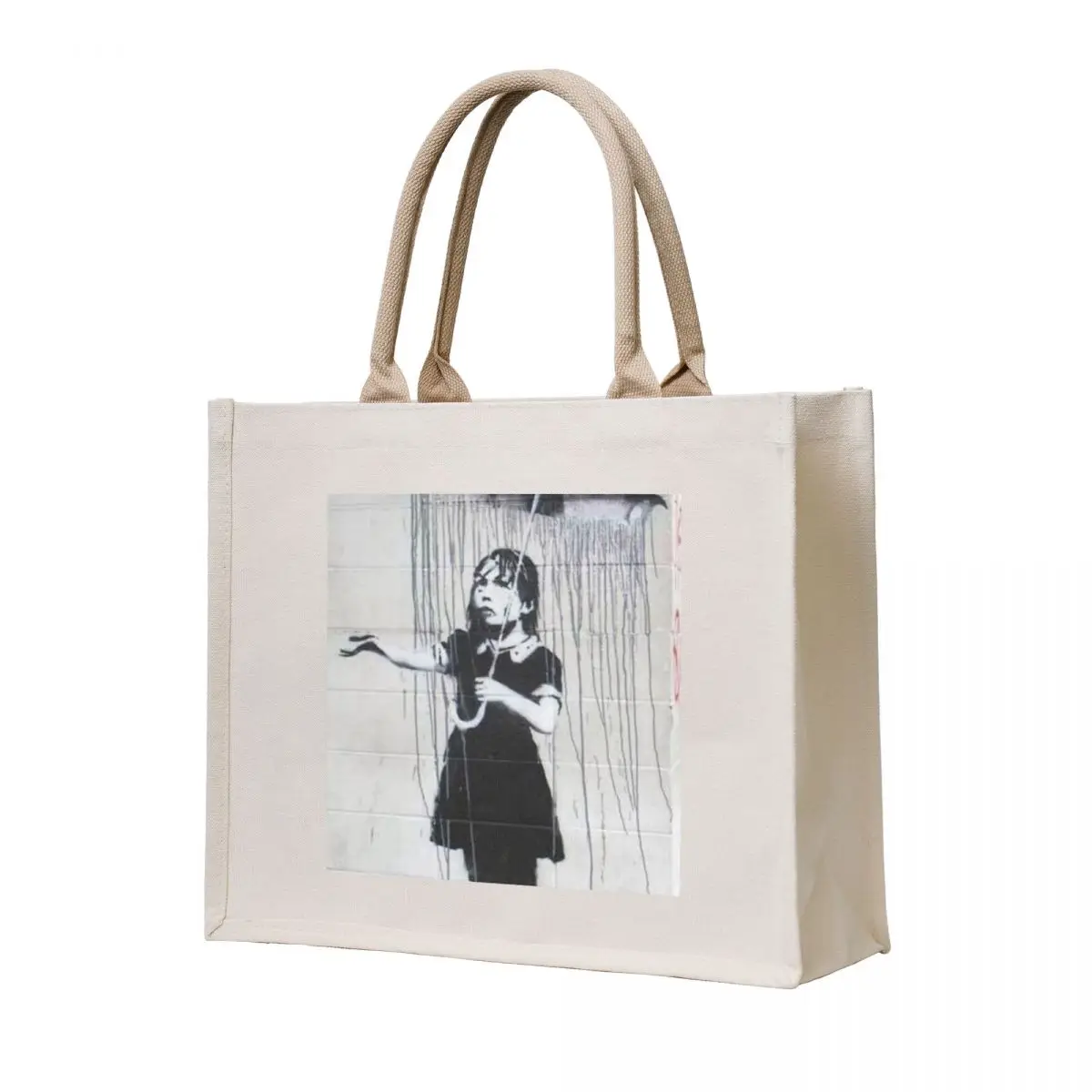 

Umbrella girl Tote Bag Canvas Shopper Eco bag
