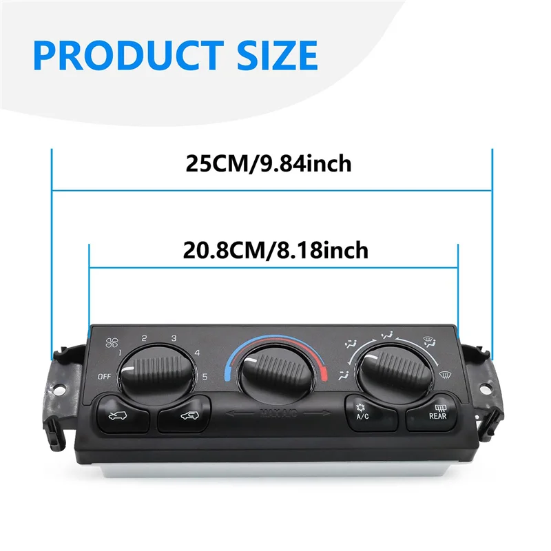 Módulo de Control de clima frontal 599-218 para modelos GMC Select 599218 accesorios de repuesto de Panel de Control HVAC