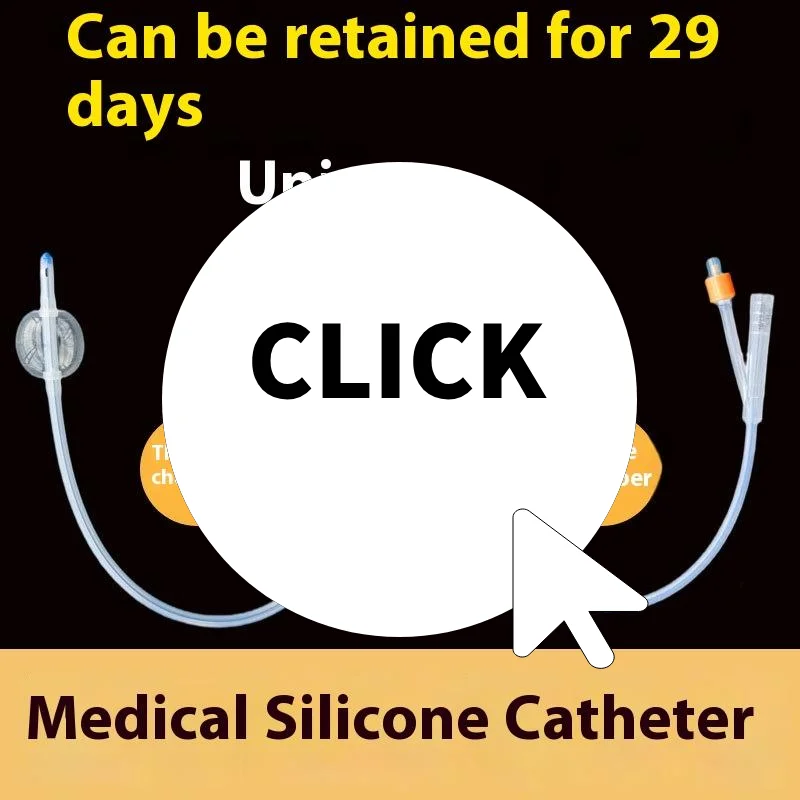 

1 Piece 2 Way 3 Way Urinary Catheters Disposable Medical Silicone Foley Catheter Flushing Tube Teaching Consumables