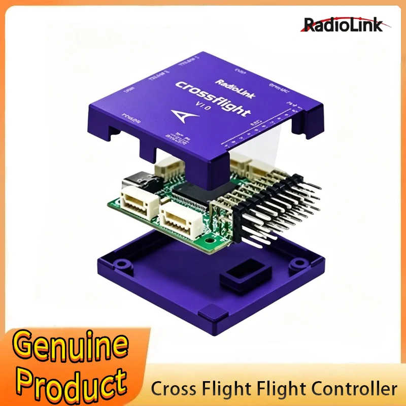 

Radiolink Crossflight Flight Controller 2-12S 10 PWM FC Wih OSD Module TS100 GPS M10N M8N for FPV Drone Heli Airplane Car Boat