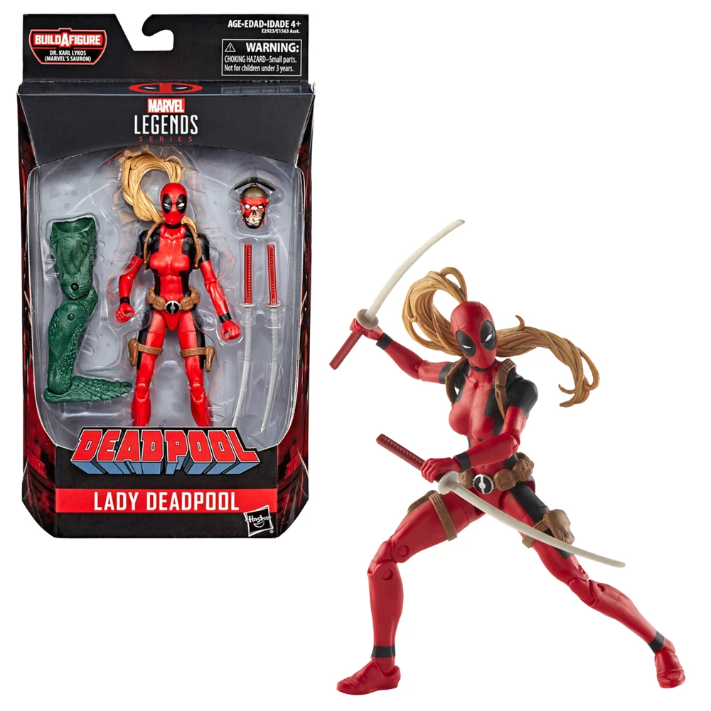 

Hasbro Marvel Legends Series Lady Deadpool 6-Inch Action Figure Toy Model Doll Kids Birthday Gift