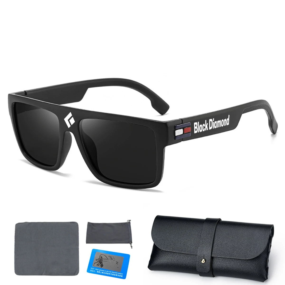 Black Diamond Men's and Women's Polarized Sunglasses, UV400 Protective Outdoor Sunglasses Set, Tool Backpack