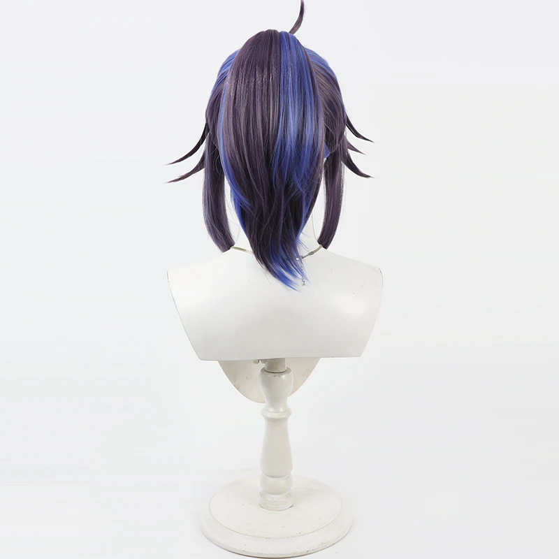 NIJISANJI Virtual YouTube Kiryu Coco Cos Cosplay Wig Halloween Carnival Party Prop Synthetic Hair Heat Resistant Fiber + Wig Cap