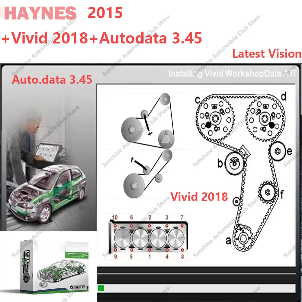 

Newest AutoData 3.45 and Vivid Workshop 2018 Diagnostic Software + HAYNES 2015 Electrical Diagrams Multilanguage Car Repair Tool