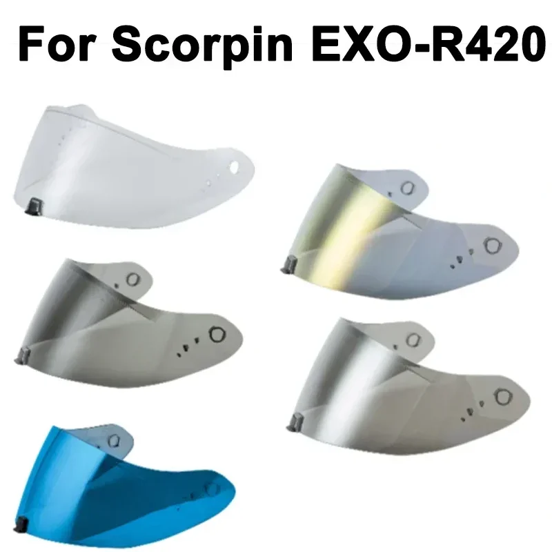

For SCORPION EXO-R420 Helmet Visor Shield Lens Motorcycle Accessories Full Face Helmet Anti-UV Scorpion EXO-R420 Casco Moto