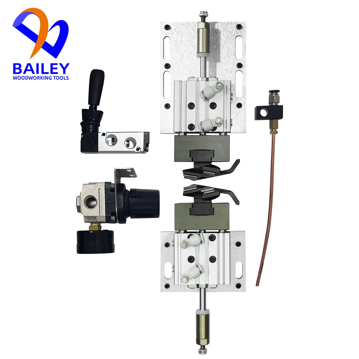 BAILEY 1SET 3-Axis Air Floating Integrated Flat Scraper with Air Pressure Regulating Valve and Switch for Edge Banding Machine