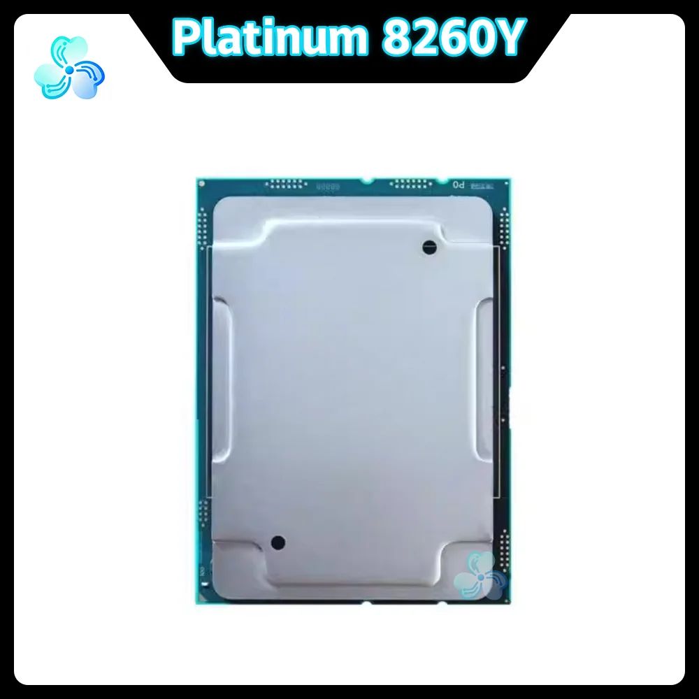 Procesador Xeon Platinum 8260Y SRF9F 2.40GHz 24 Núcleos 48 Subprocesos 35.75MB 165W LGA3647 para Placa Base de Servidor PLATINUM8260Y
