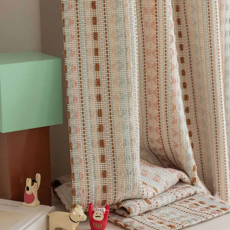 

Custom Size Fashion Luxury European Curtains for Living Dining Room Bedroom Dopamine Braided Children's Medieval White Tulle