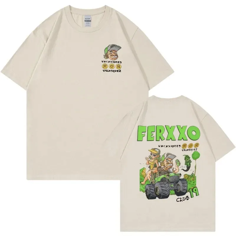 Limited Rapper Feid Ferxxo T Shirt No Le Temas A La Oscuridad Funny Graphic Tee Shirt Men's Fashion Cotton Oversized T-shirt Man