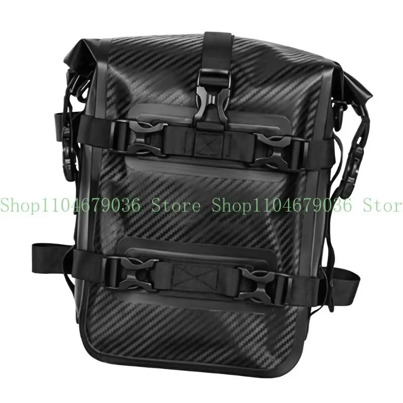 652F Large Capacity Motorcycle Side Bag With Quick Release Straps And Broad Compatibility