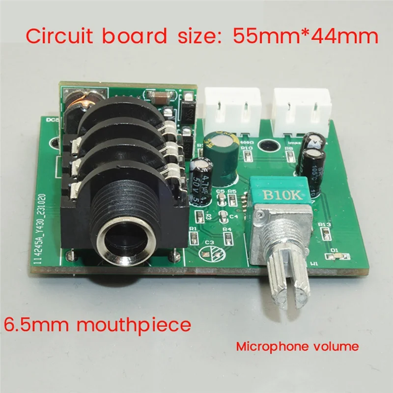 Module amplificateur de Microphone B27B, condensateur de Microphone dynamique, Module de Circuit d'amplification de petit Signal, Interfac 3.5Mm