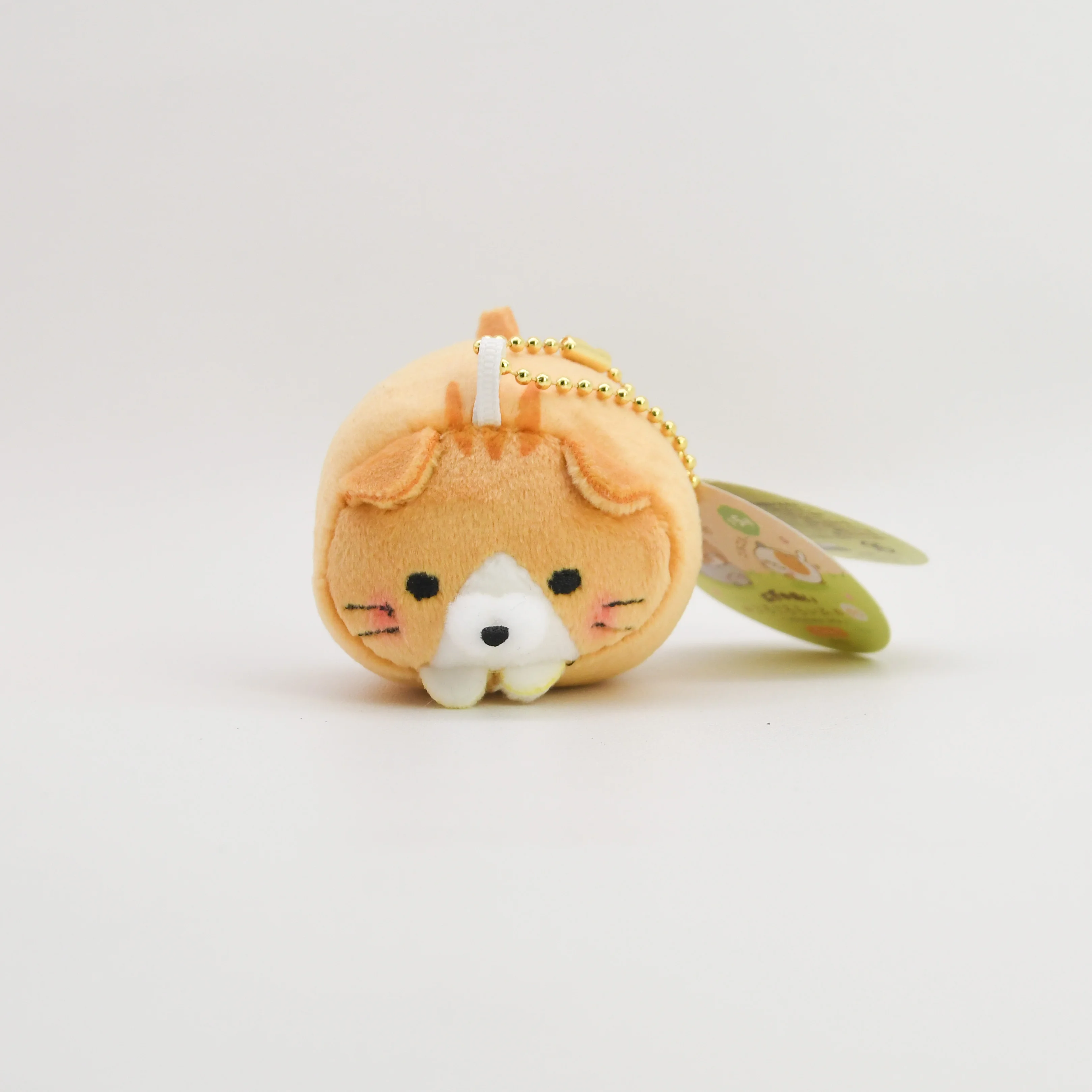Yell World Plush toy Korokoro Life Plush Kitty Petite cute calico tabby cat neko round cylinder animal stuffed dolls BC pendant