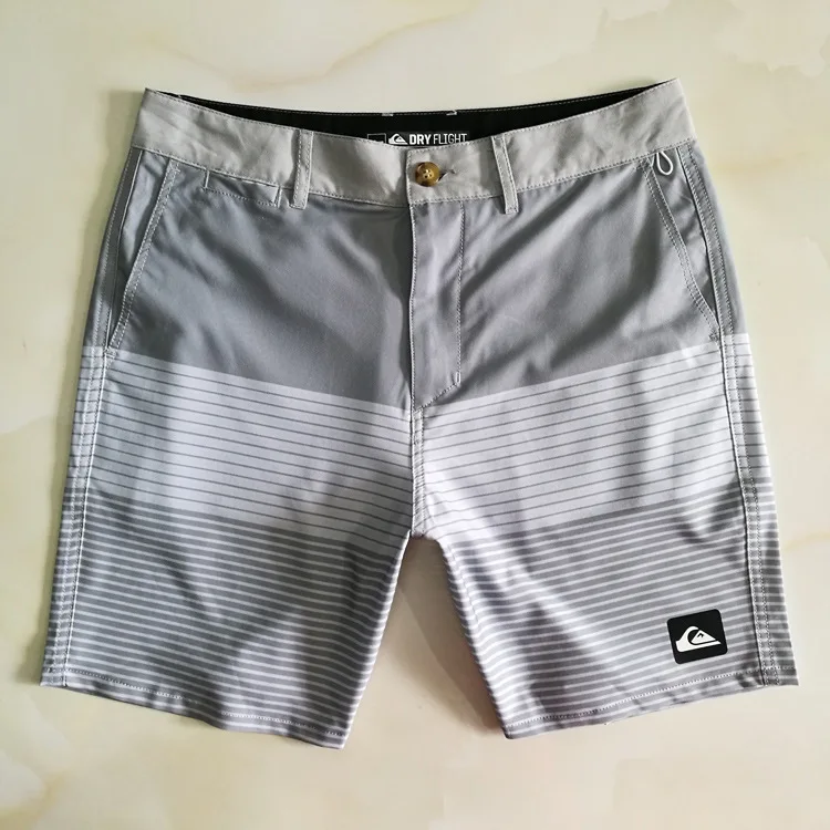 Quiksilver Men's Beach Surfing Swimming Shorts New Summer Golf Ball Five-Quarter Length Pants Beachwear Sport Fitness Fans Su...