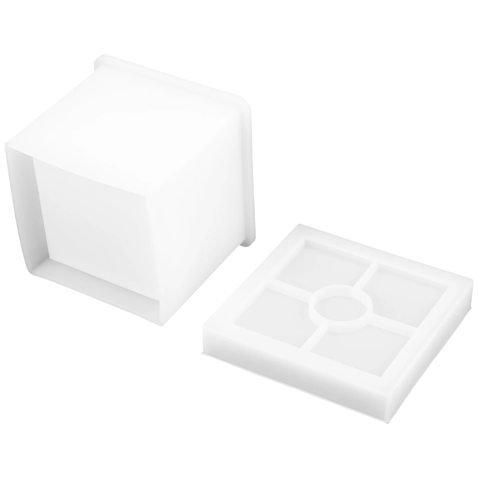 

Silicone Flowerpot Mold Concrete Planter Casting DIY Epoxy Resin Vase Brush Holder Pen Saucer Jewelry Craft Gifts