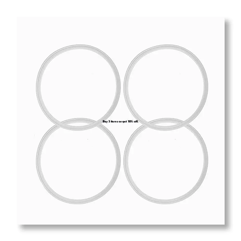 4PCS Replacement Rubber Lid Seals for 16oz & 20oz Contigo Travel Mug O Shaped Lid Gasket Replacement Part Transparent