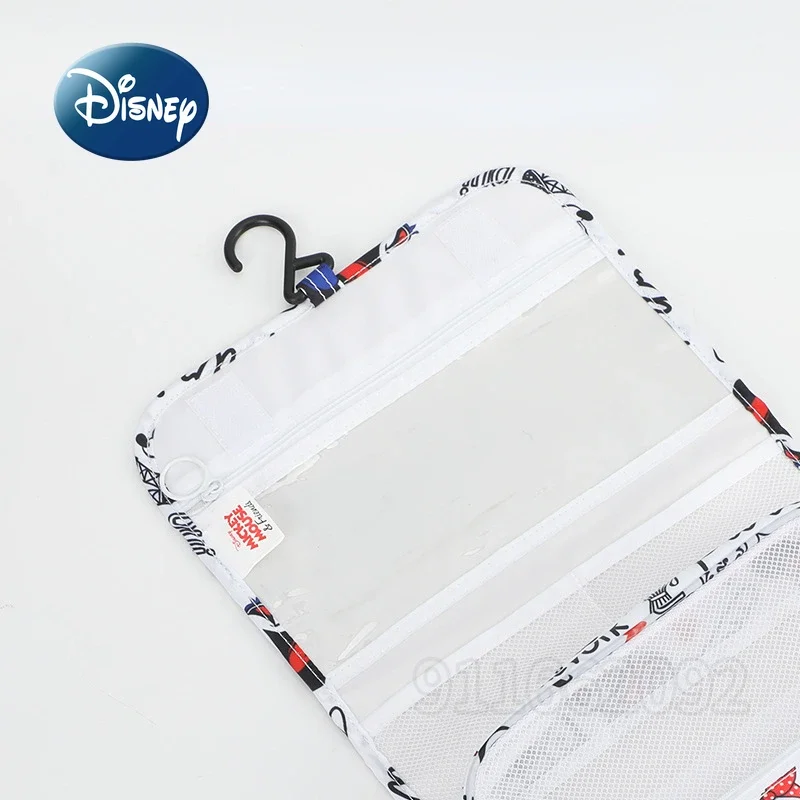 Disney Mickey Original New Cosmetic Bag Cartoon Women\'s Cosmetic Bag Large Capacity Fashion Portable Travel Cosmetic Storage Bag