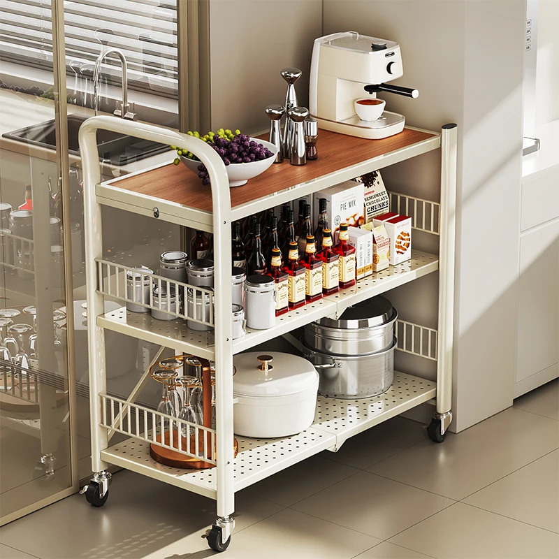 Strictly selected, no installation folding rack, kitchen storage floor-to-ceiling multi-layer oven pot, microwave oven
