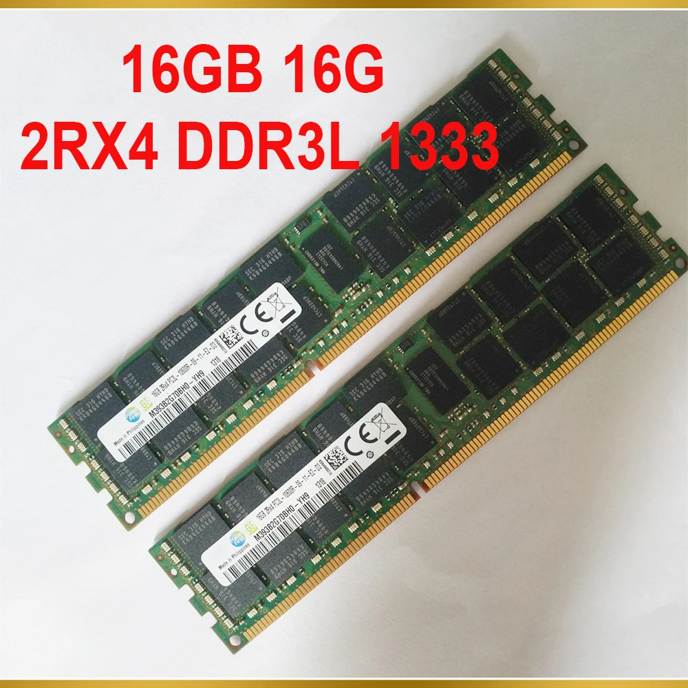 

1 шт., Серверная память 16 Гб 16 Гб 2RX4 DDR3L 1333