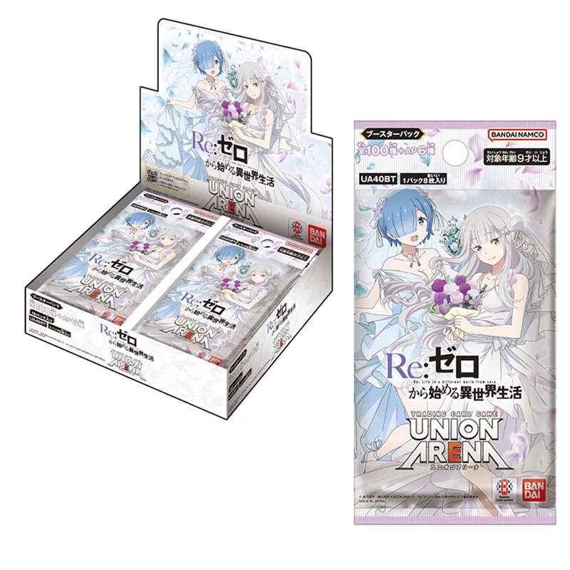 

2025 New BANDAI Union Arena Re:Zero Starting Life in Another World TCG Anime Collection Card Booster Pack Rare SR