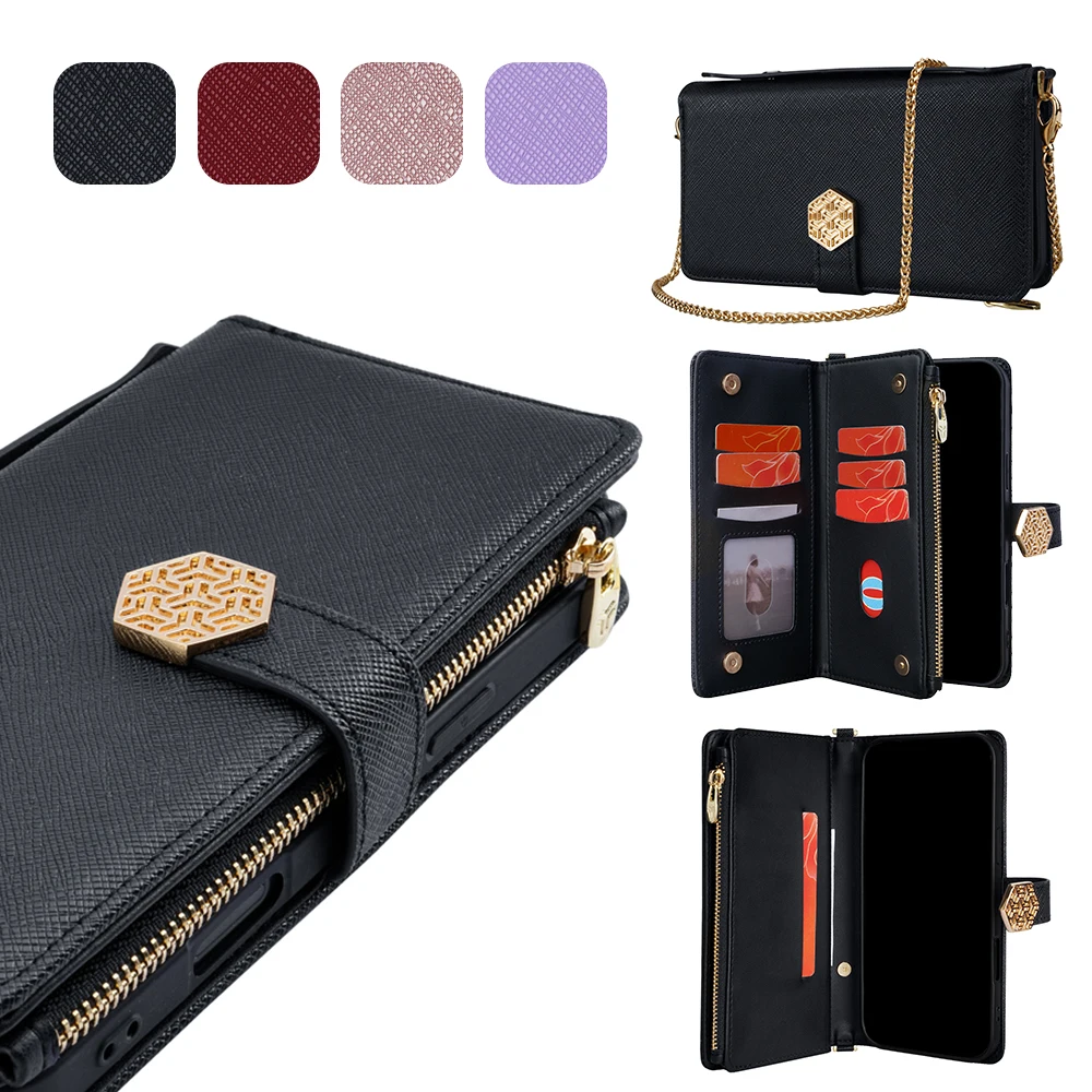 

Качественный многофункциональный чехол-кошелек на молнии для Huawei Mate 60 50 40 Pro Plus 40E 30 20 Lite, противоударный чехол с ремешком