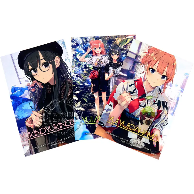 Yahari Ore No Seishun Love Come Wa Machigatteiru 3 Books Set Japanese Light Novel Special Pack