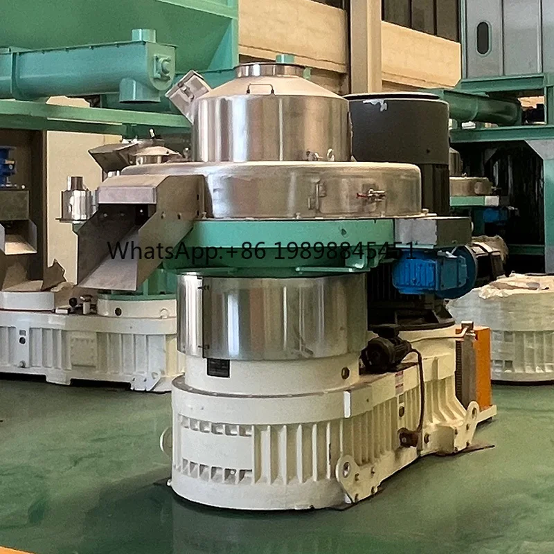 Gran oferta, molino de pellets de biomasa, precio competitivo, máquina de pellets de madera, troquel de anillo, máquina para fabricar pellets de madera para Indonesia y Malasia