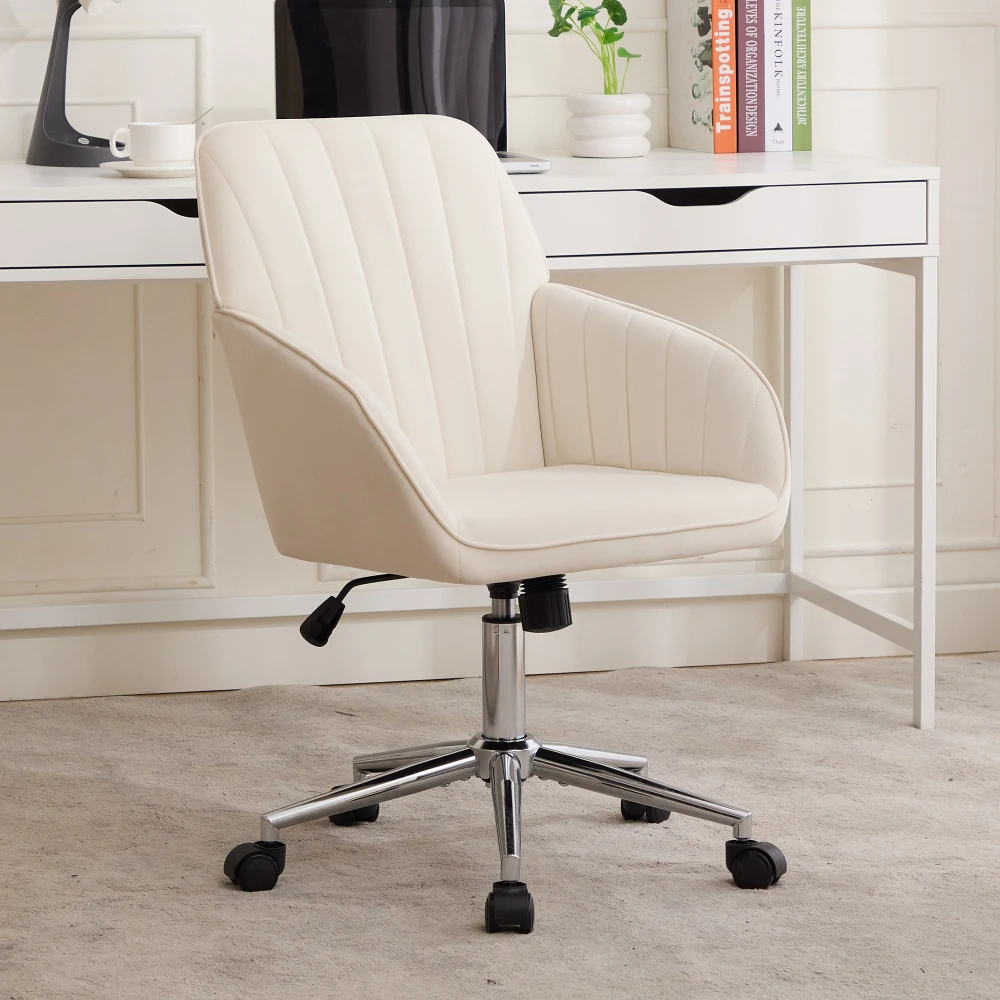 

TY Adjustable Office Chair, Home Bedroom, Ergonomic Swivel Chair, Backrest Seat, Comfortable for Long Sitting