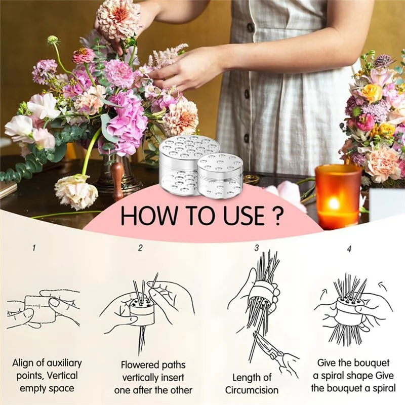 F-3C suporte de haste de flor espiral suporte de flores faça você mesmo arranjo de flores acessórios de arte