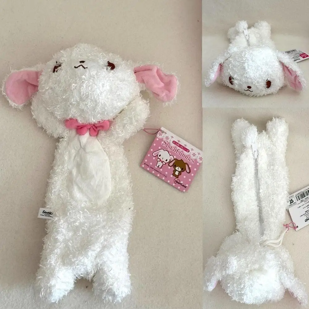 سانريو Sugarbunnies مقلمة من القطيفة دمية طالب سطح المكتب تخزين حقيبة أدوات مكتبية سطح المكتب الديكور صبي الفتيات لعبة هدية عيد ميلاد