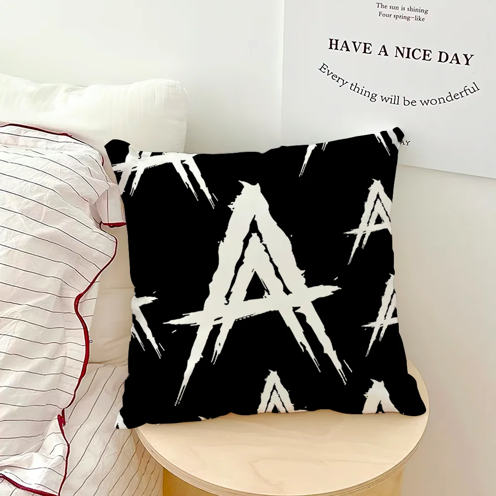 Anuel AA Real Hasta La Muerte Double-sided Printed pillow cover Short plush Suitable living rooms bedrooms throw cushion cover